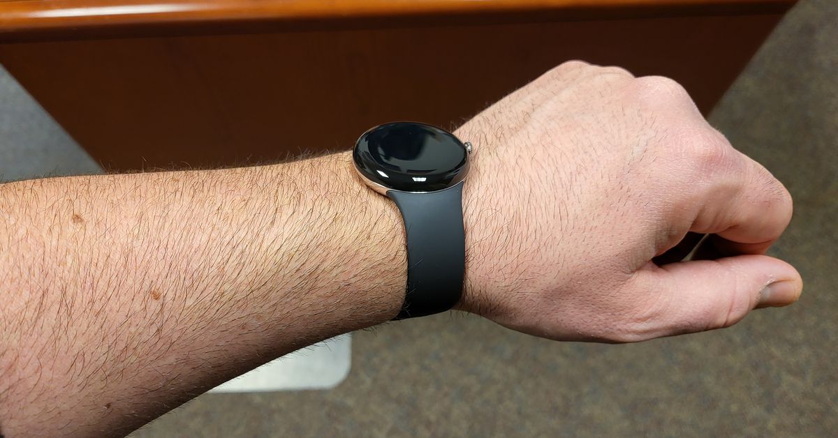 New pictures show the leaked Pixel Watch on a wrist